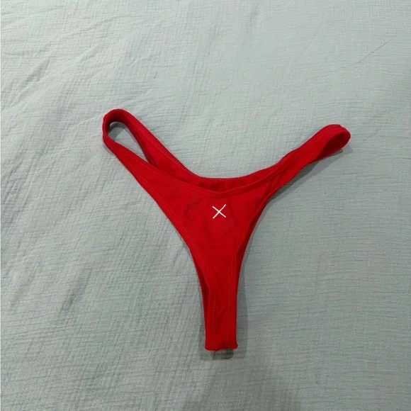 Boutine LA Red Bikini Bottom - Picture 1 of 1